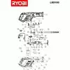 Ryobi LRS180 Spare Parts List Type: 5133000143